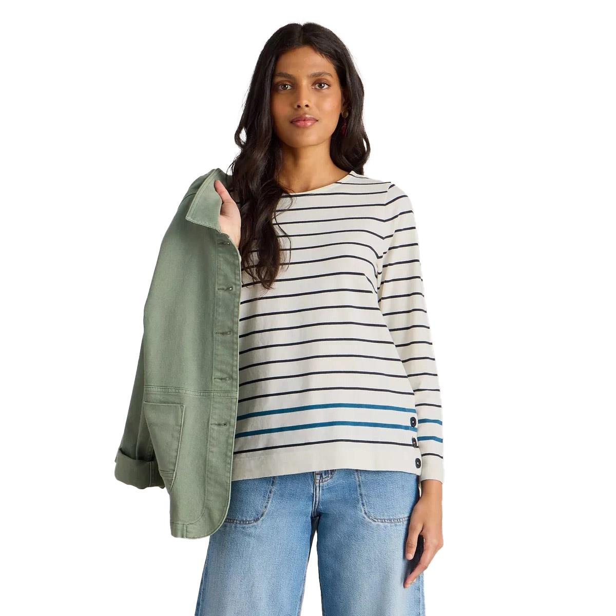 White Stuff Willow Stripe Ls Top